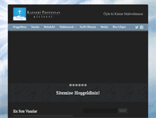 Tablet Screenshot of kayseriprotestankilisesi.com